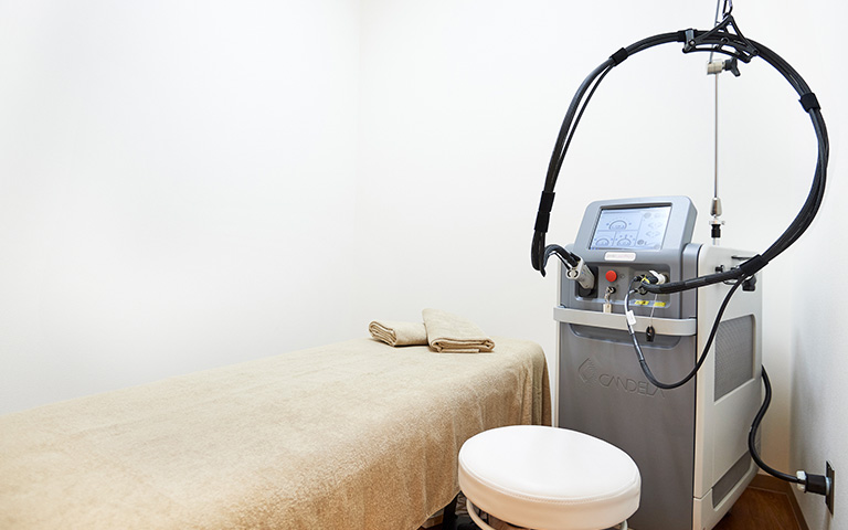 メンズルシア大阪心斎橋院の施術室