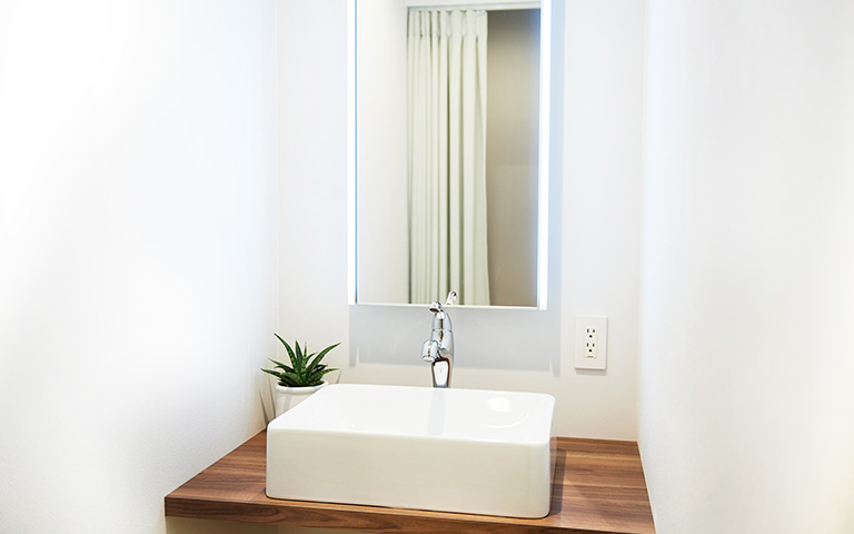 メンズルシア大阪心斎橋院のパウダールーム