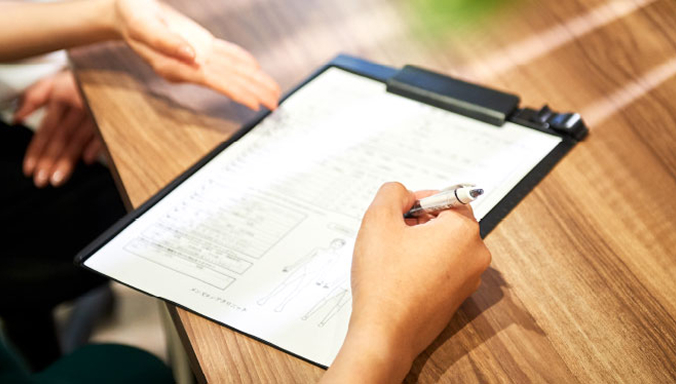 お申し込み・ 初回施術予約