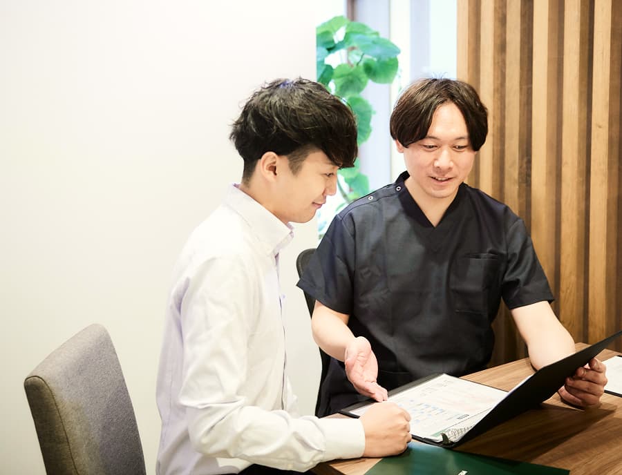 メンズルシアの診察の様子