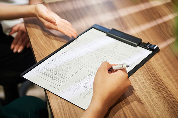 お申込み・初回施術予約